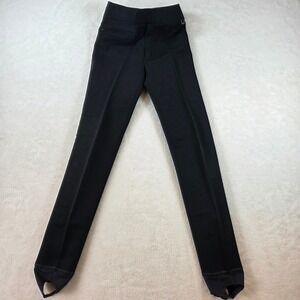 Roffe Junior Solo ITB Ski Pants Black Stirrup Schoeller Fabric SZ16 Style 5517